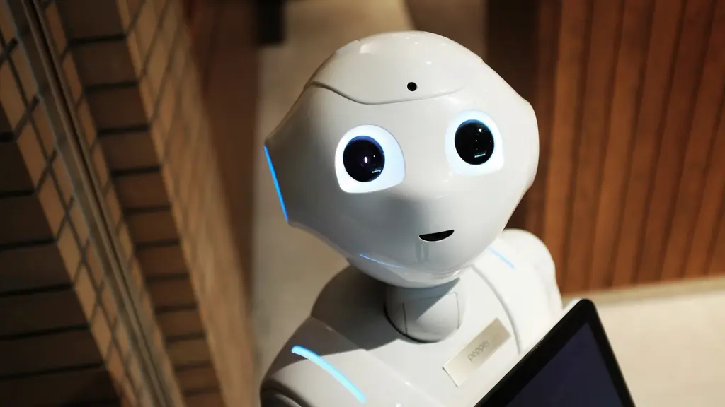 White humanoid robot